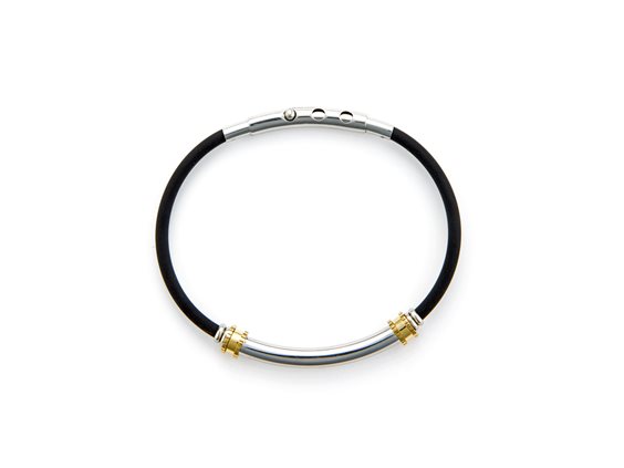 Bracciale 4US: Cesare Paciotti Uomo Primavera Estate 23 in Caucciù 4UBR6001 - 4UBR6001